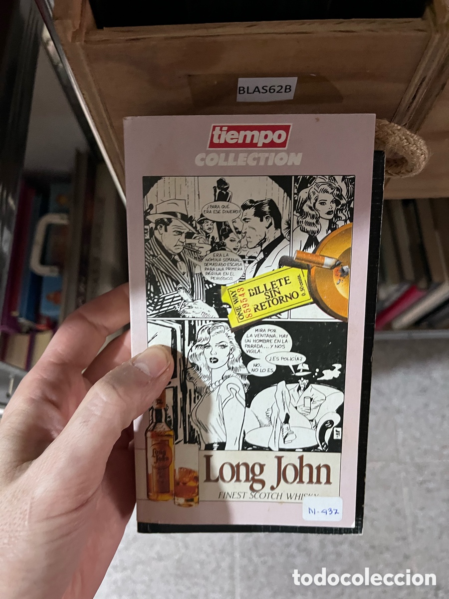 Libros de segunda mano: Blas62B billete sin retorno - long john - portada Bernat torpedo