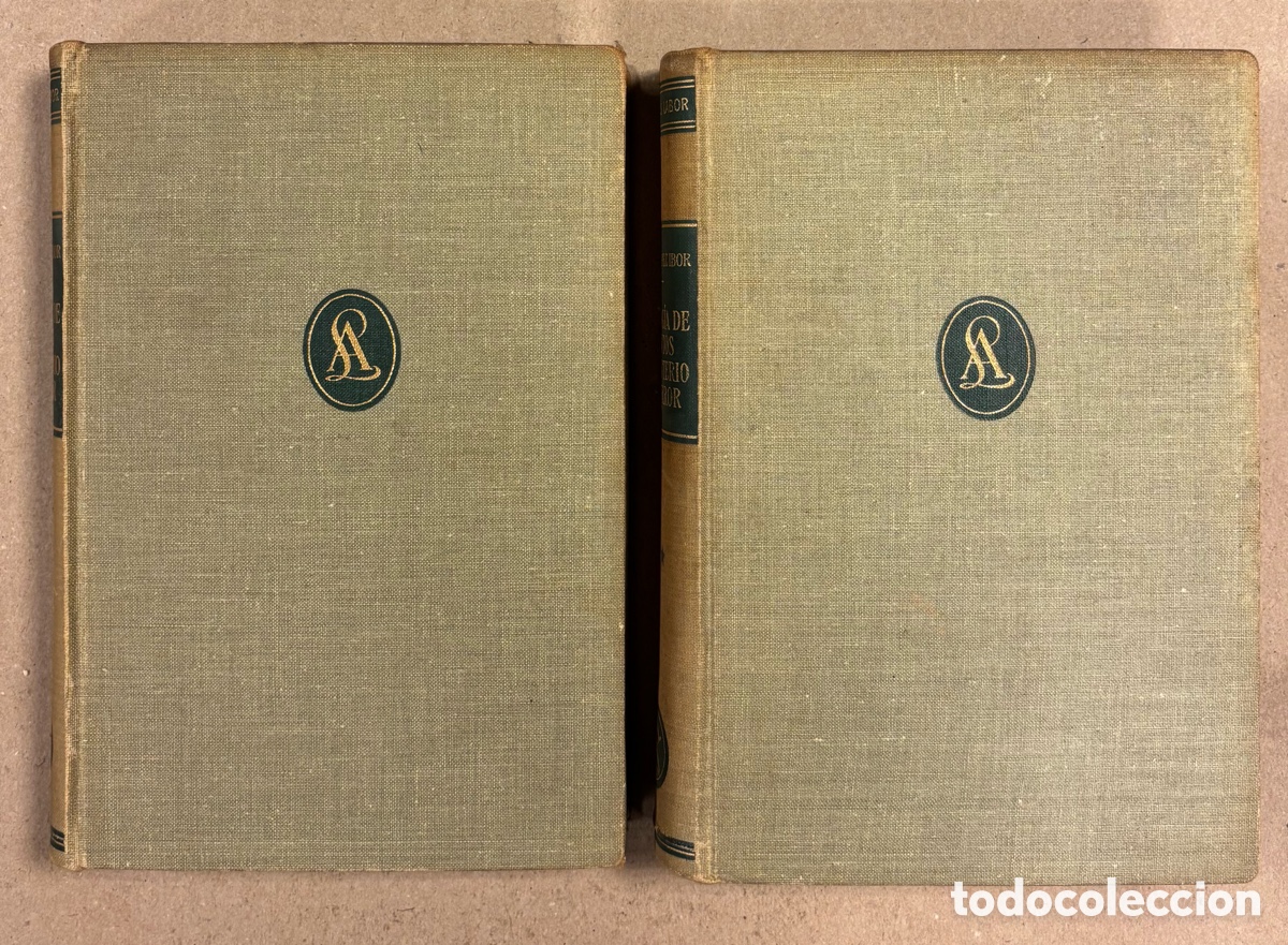 Libros de segunda mano: ANTOLOG&Iacute;A DE CUENTOS DE MISTERIO Y TERROR. 2 TOMOS. EDITORIAL LABOR 1958.