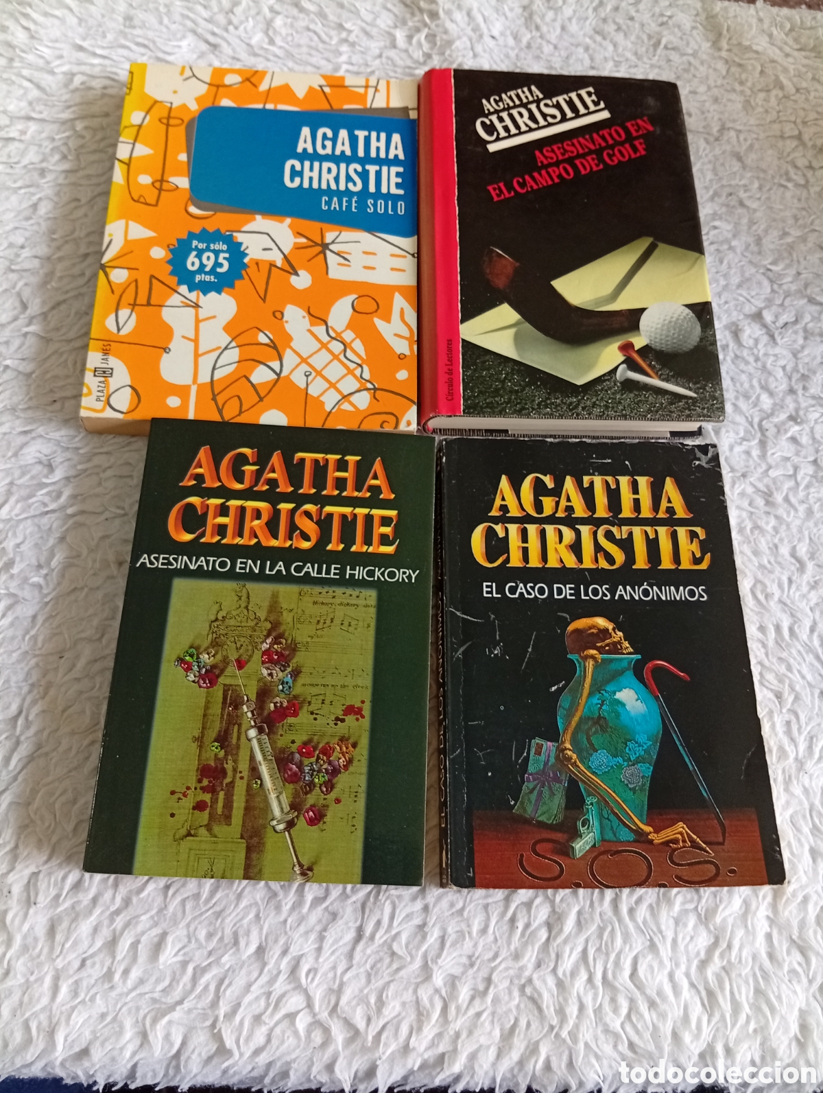 Libros de segunda mano: Cuatro libros de Agatha Christie