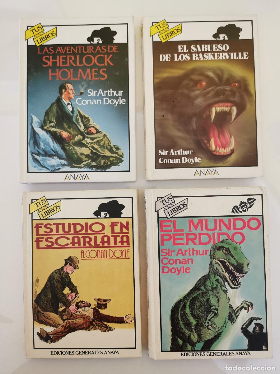 Libros de segunda mano: Sir Arthur Conan Doyle Tus libros Anaya Sherlock Holmes Estudio en escarlata Sabueso de Baskerville