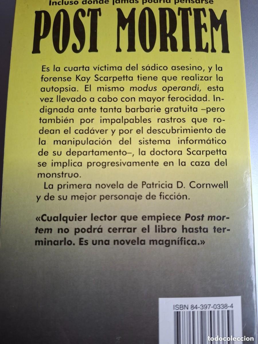 Libros de segunda mano: Patricia Cornwell. Post mortem - Foto 2