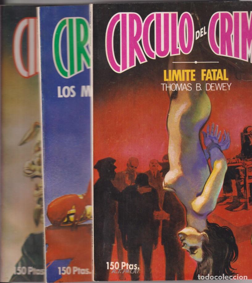 Libros de segunda mano: C&iacute;rculo del Crimen. Forum. Lote de 3 ejemplares: 49, 51, 52