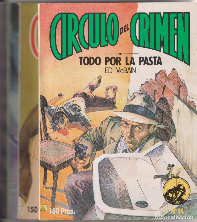 Libros de segunda mano: C&iacute;rculo del Crimen. Forum. Lote de 4 ejemplares: 44, 45, 46, 48
