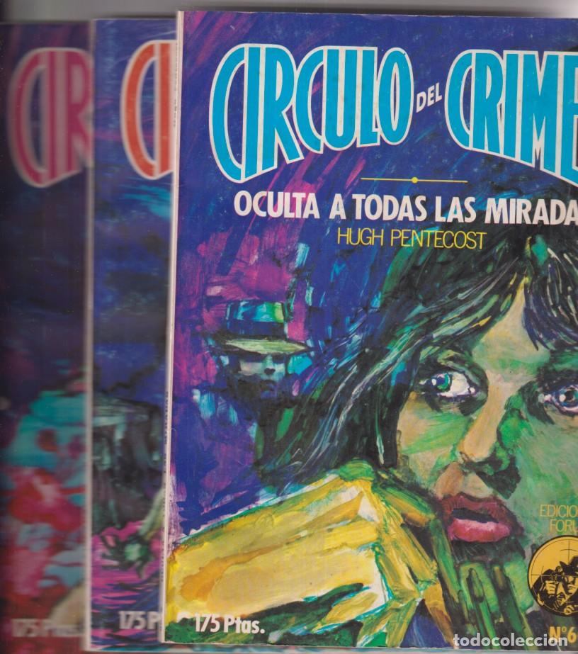 Libros de segunda mano: C&iacute;rculo del Crimen. Forum. Lote de 3 ejemplares: 58, 59, 60