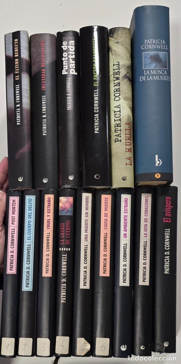 Libros de segunda mano: Patricia Cornwell &mdash; Saga Scarpetta #1 al #13 en orden + extras (15 libros tapa dura)