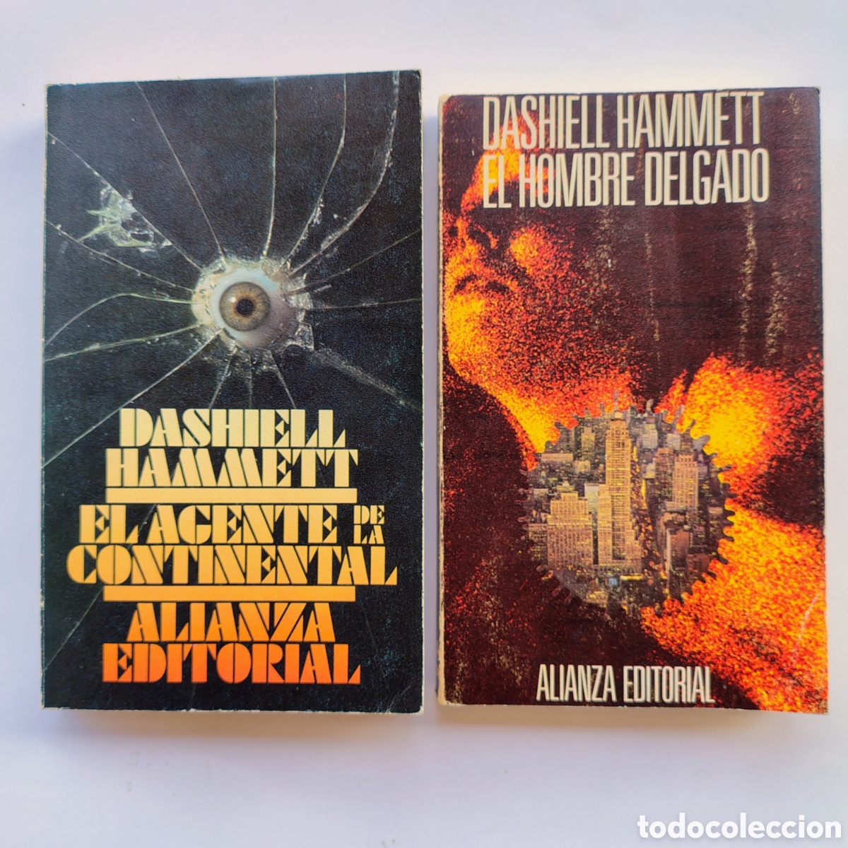 Libros de segunda mano: Lote 2 libros Dashiell Hammett &bull; Novela Negra Vintage &bull; Alianza Editorial