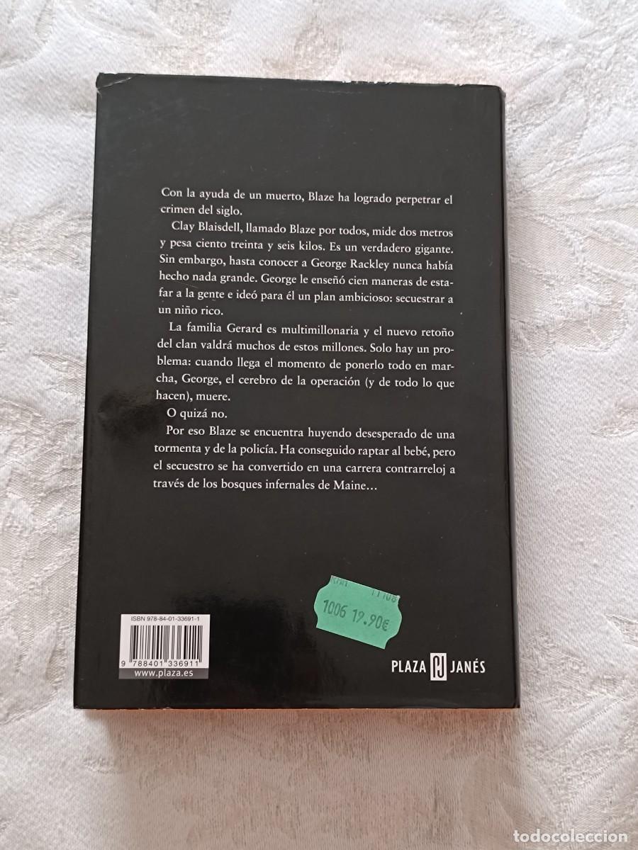 Libros de segunda mano: Blaze de Stephen King - Foto 2