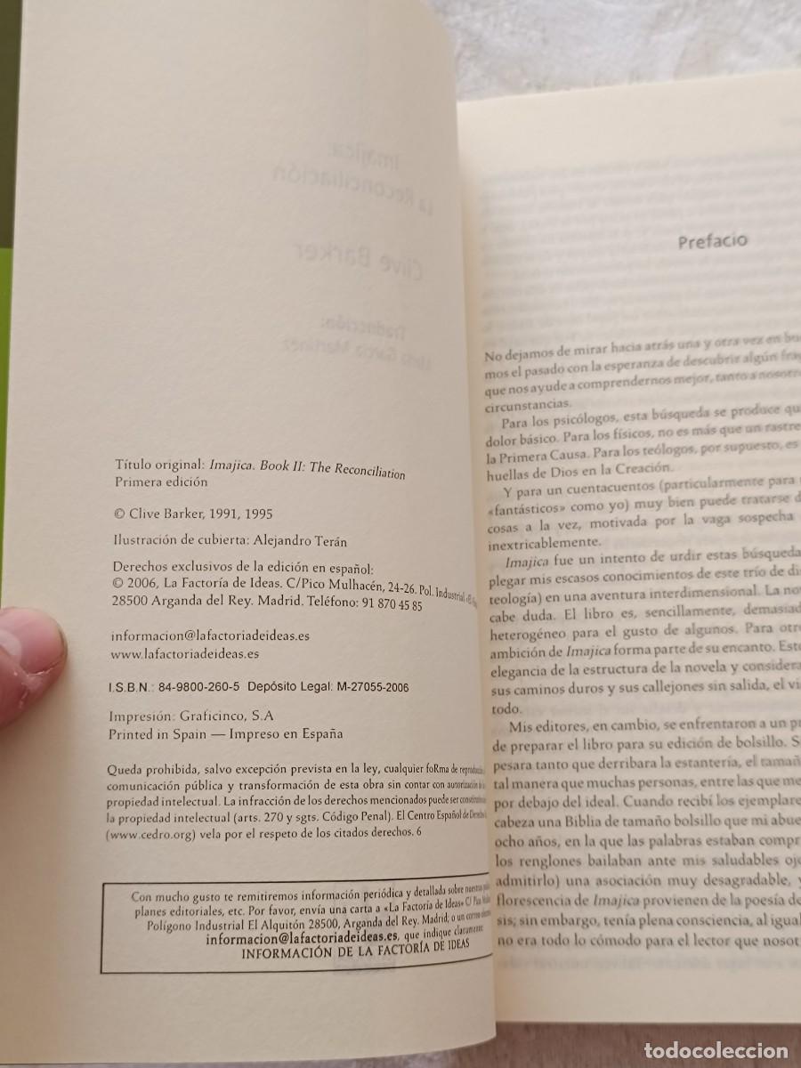 Libros de segunda mano: Imagica de Clive Barker - Foto 6