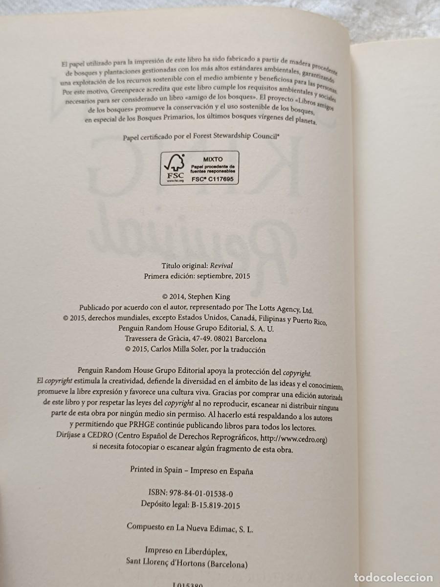 Libros de segunda mano: Revival de Stephen King - Foto 6