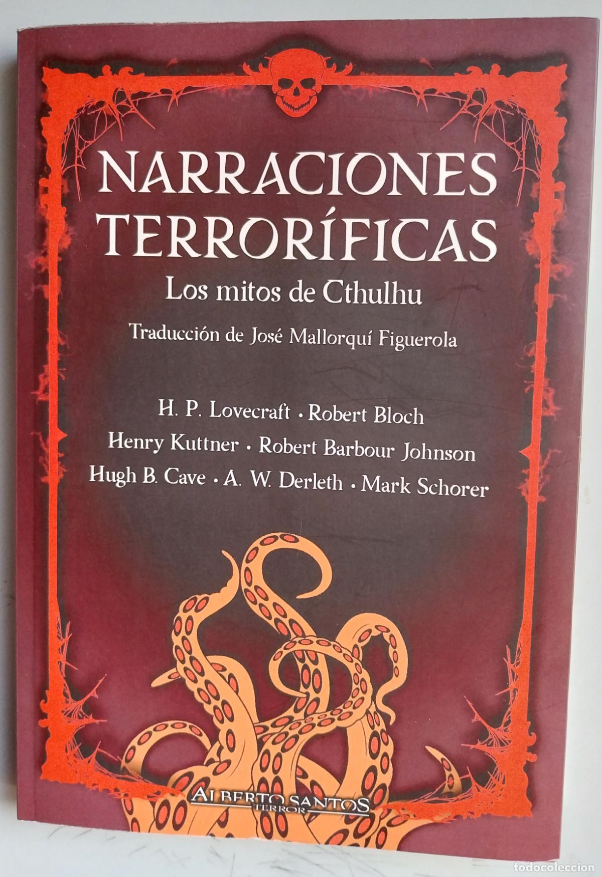 Libros de segunda mano: narraciones terrorificas