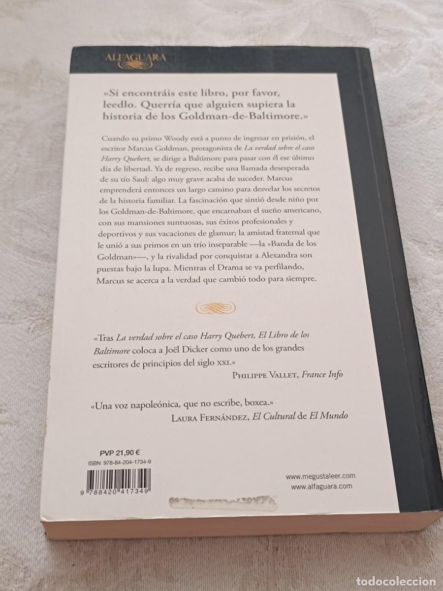 Libros de segunda mano: El libro de los Baltimore de Joel Dicker - Foto 2