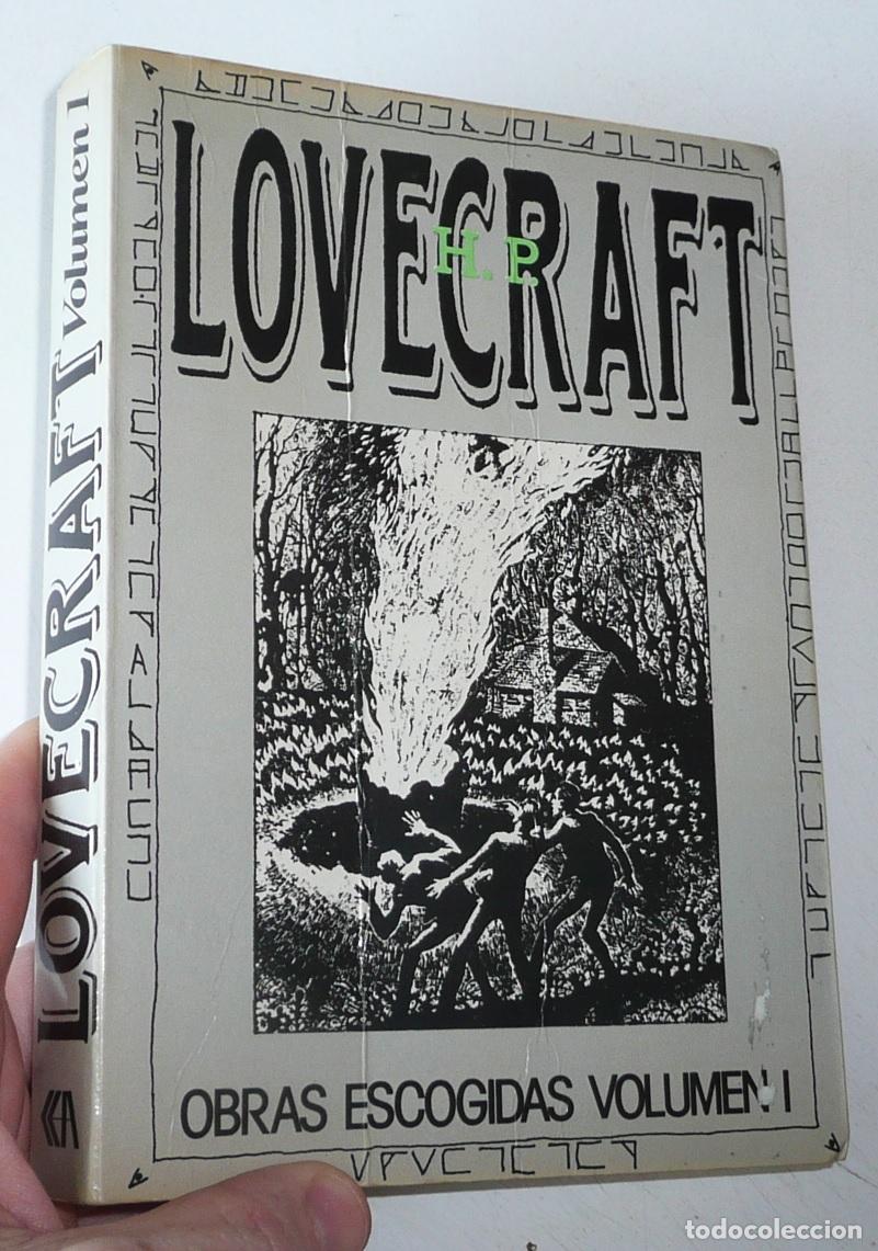 Libros de segunda mano: Obras Escogidas Volumen I - H. P. Lovecraft (Editorial Acervo, 1988)