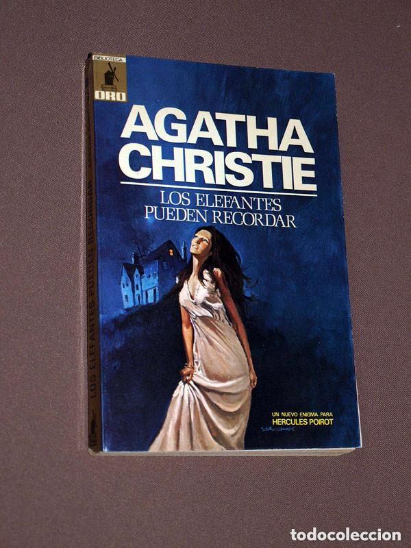 Libros de segunda mano: H&Eacute;RCULES POIROT: LOS ELEFANTES PUEDEN RECORDAR. AGATHA CHRISTIE. BIBLIOTECA ORO N&ordm; 660. MOLINO 1973