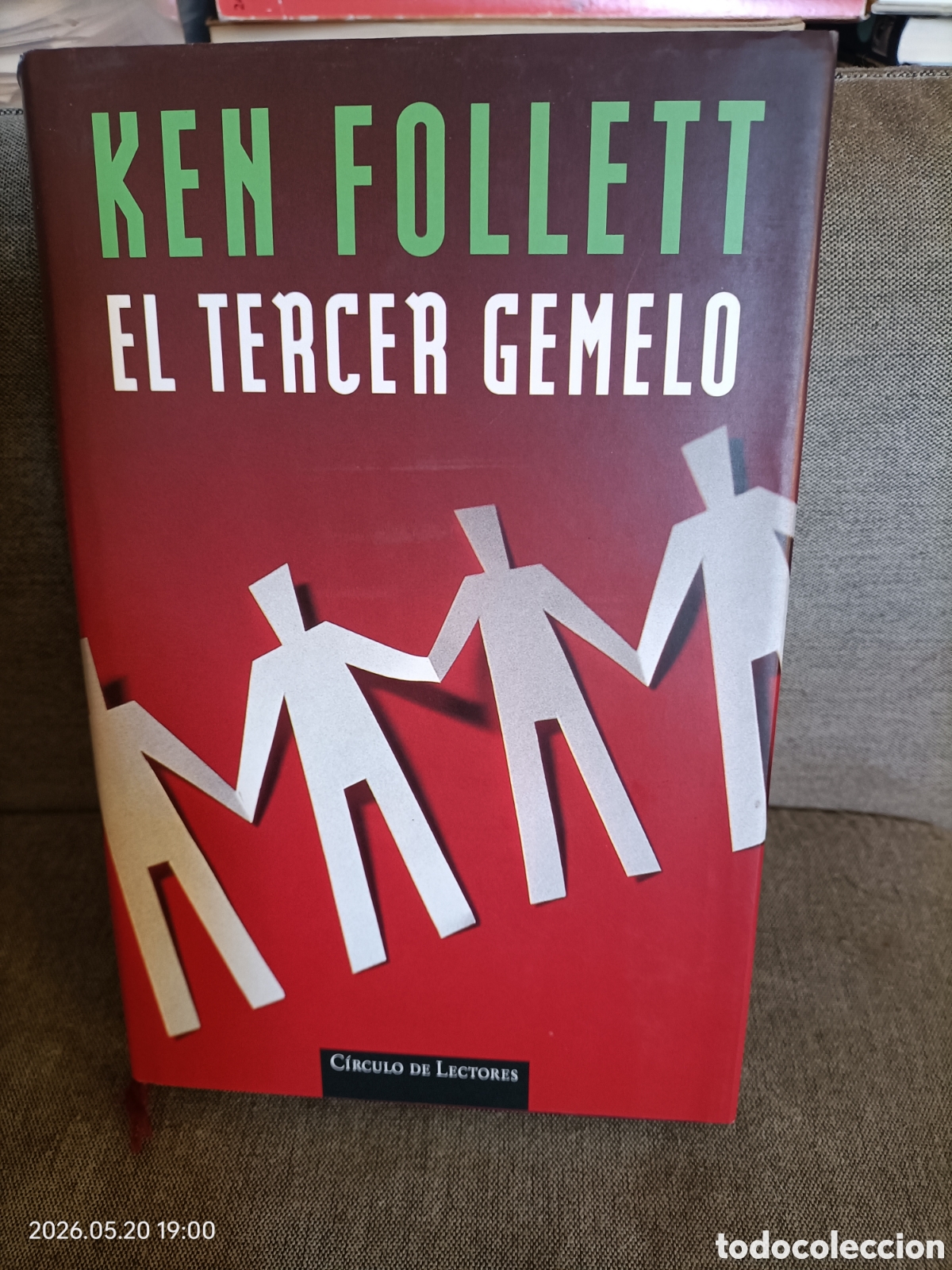 Libros de segunda mano: EL TERCER GEMELO (KEN FOLLETTT) CIRCULO DE LECTORES