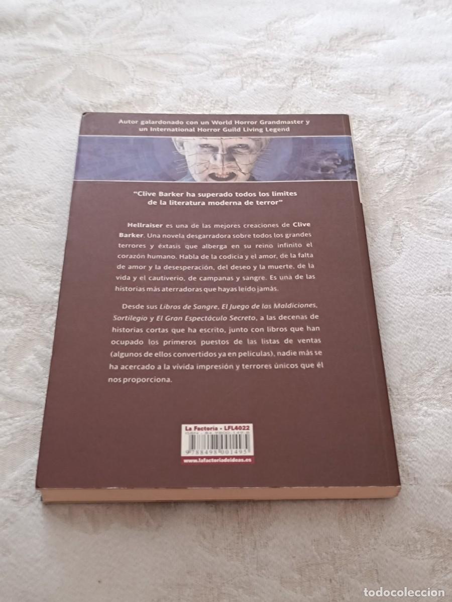 Libros de segunda mano: Hellraiser de Clive Barker - Foto 2