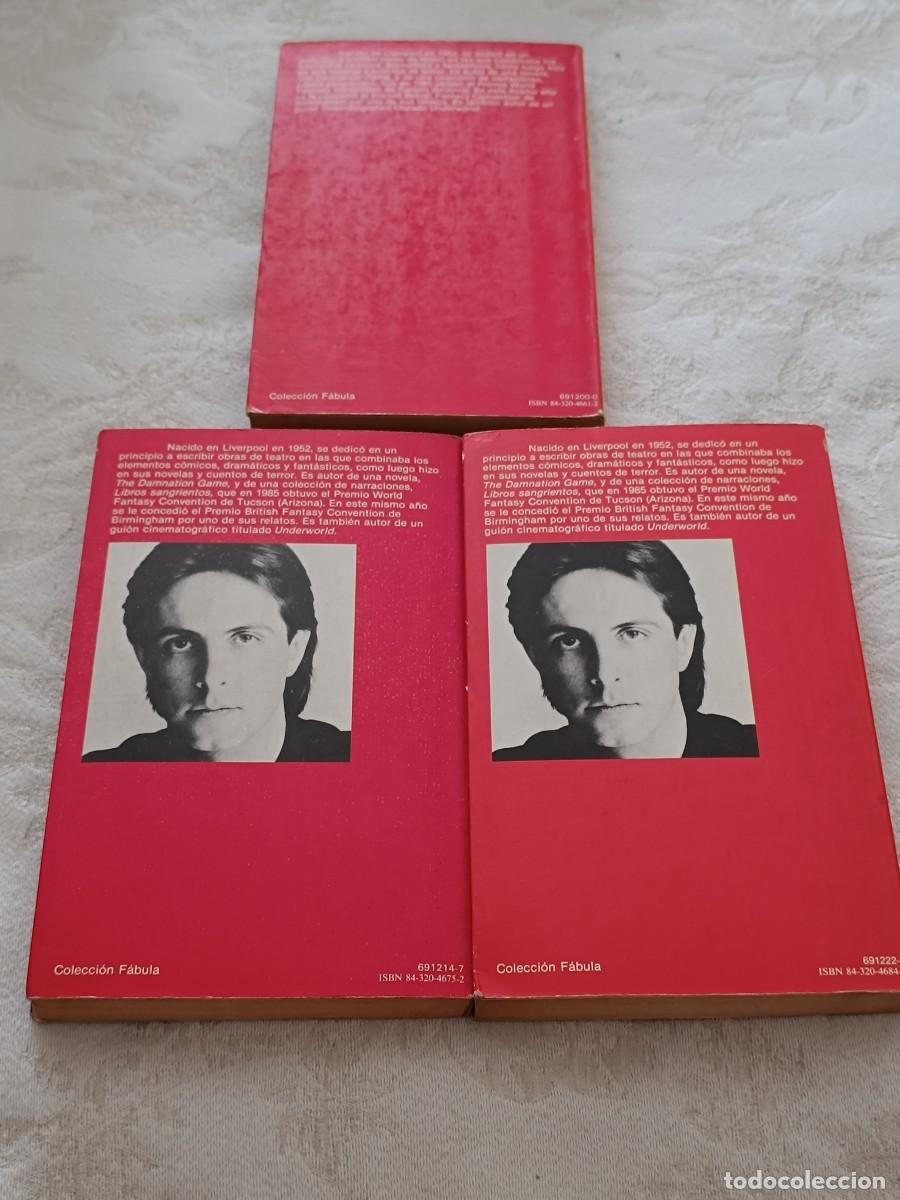 Libros de segunda mano: Libros sangrientos de Clive Barker - Foto 2