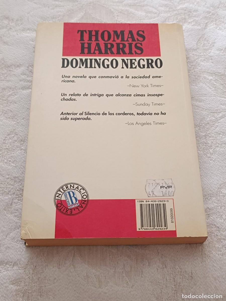 Libros de segunda mano: Domingo negro de Thomas Harris - Foto 2