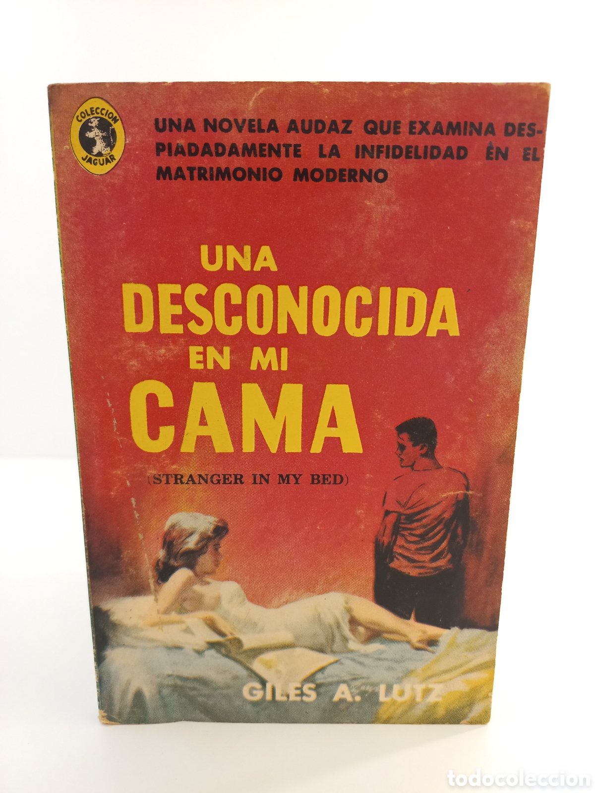 Libros de segunda mano: Una desconocida en mi cama. Giles A. Lutz. Diana, colecci&oacute;n Jaguar, 1966.