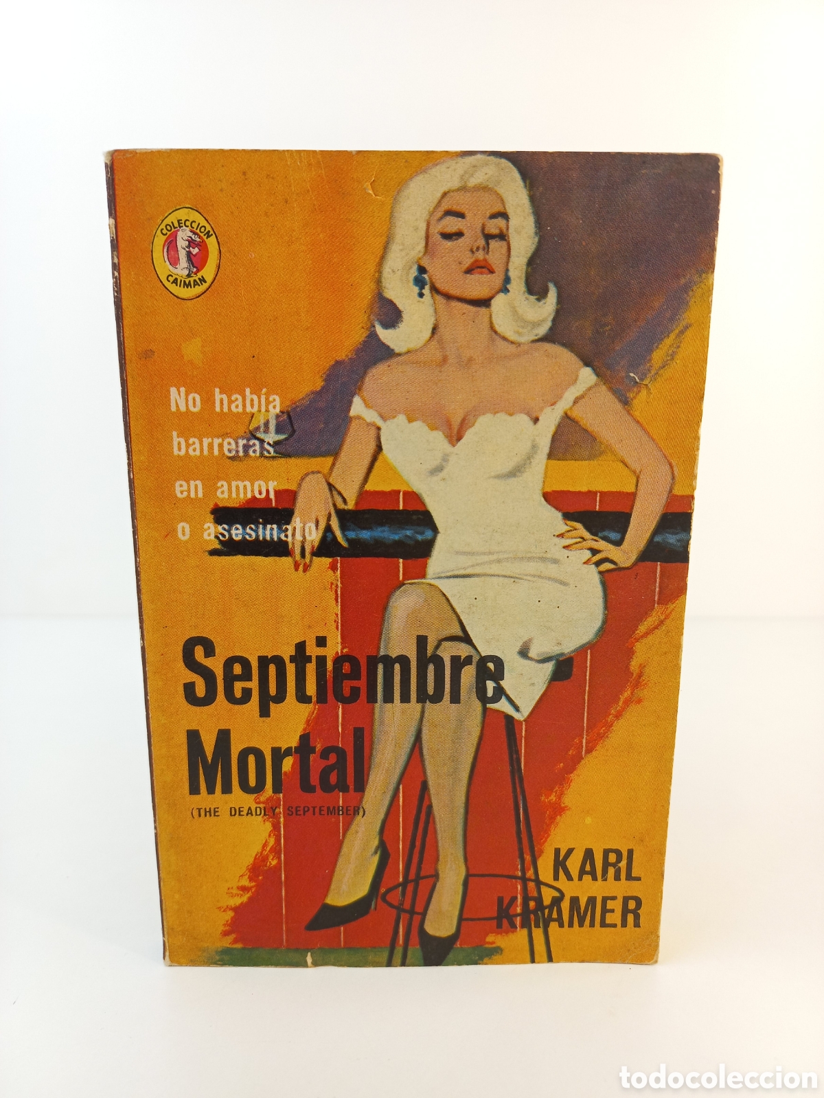 Libros de segunda mano: Septiembre Mortal. Karl Kramer. Diana, colecci&oacute;n Caim&aacute;n, primera edici&oacute;n, 1962.