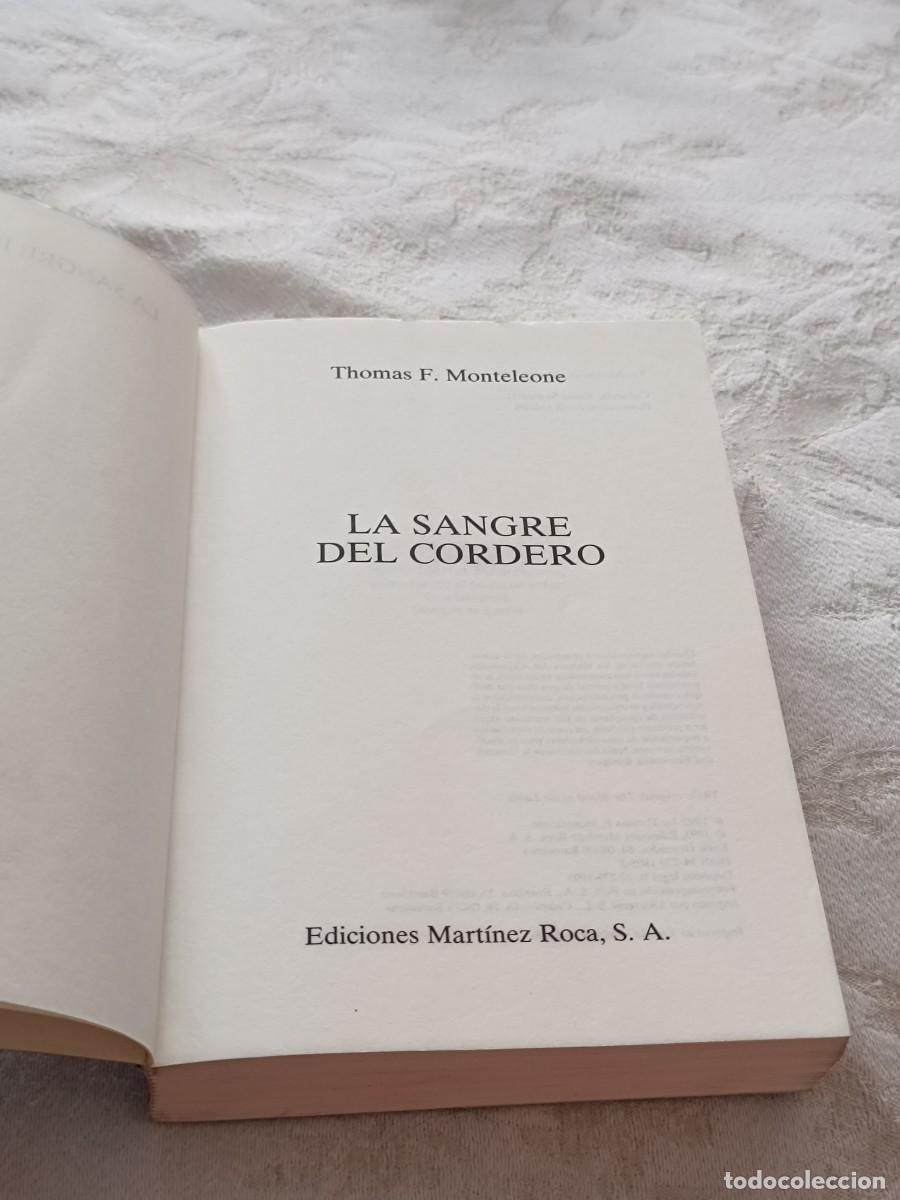Libros de segunda mano: La sangre del cordero de Thomas E. Monteleone - Foto 6