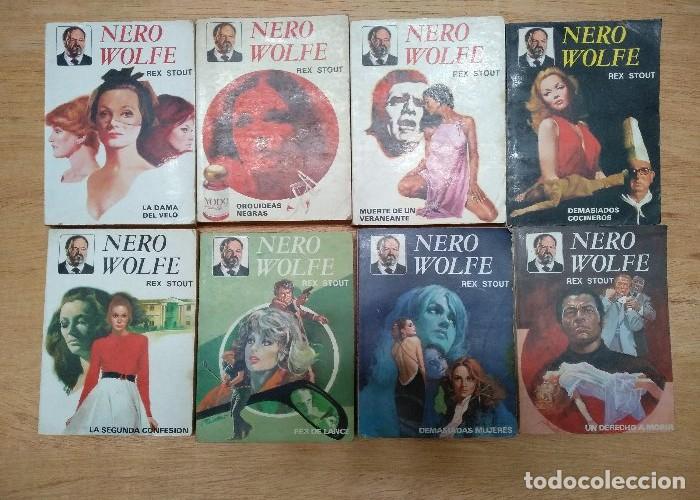 Gebrauchte B&uuml;cher: 8 novelas policiacas,las de la foto, REX STOUT ,NERO WOLFE