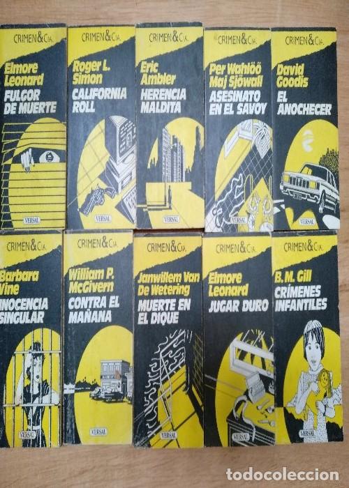 Libros de segunda mano: lote 22 novelas POLICIACO bolsilibro Bruguera nun
