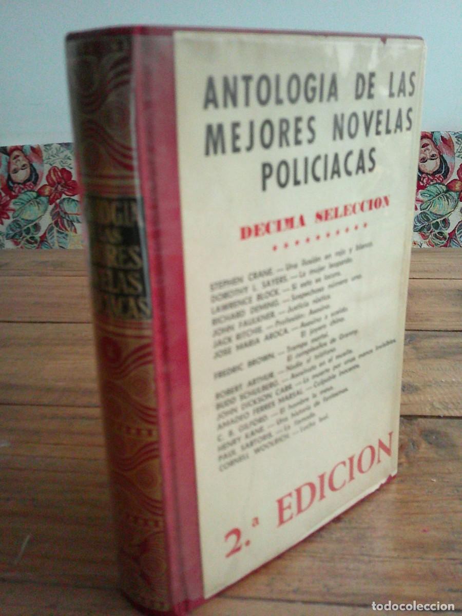 Libros de segunda mano: ANTOLOG&Iacute;A DE LAS MEJORES NOVELAS POLICIACAS TOMO X (DECIMA). ACERVO 1966 1&ordf; ED