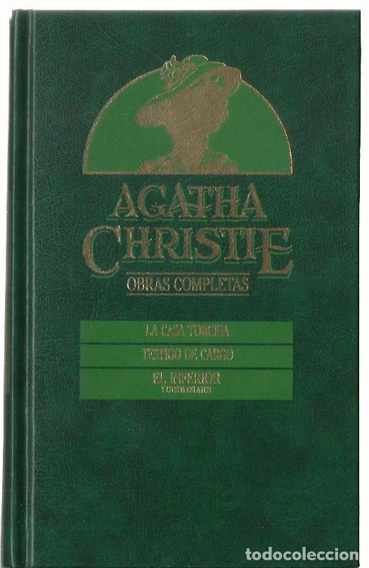 Libros de segunda mano: Agatha CHRISTIE: La casa torcida / Testigo de cargo / El inferior y otros relatos. (Ed. Orbis, 1987)
