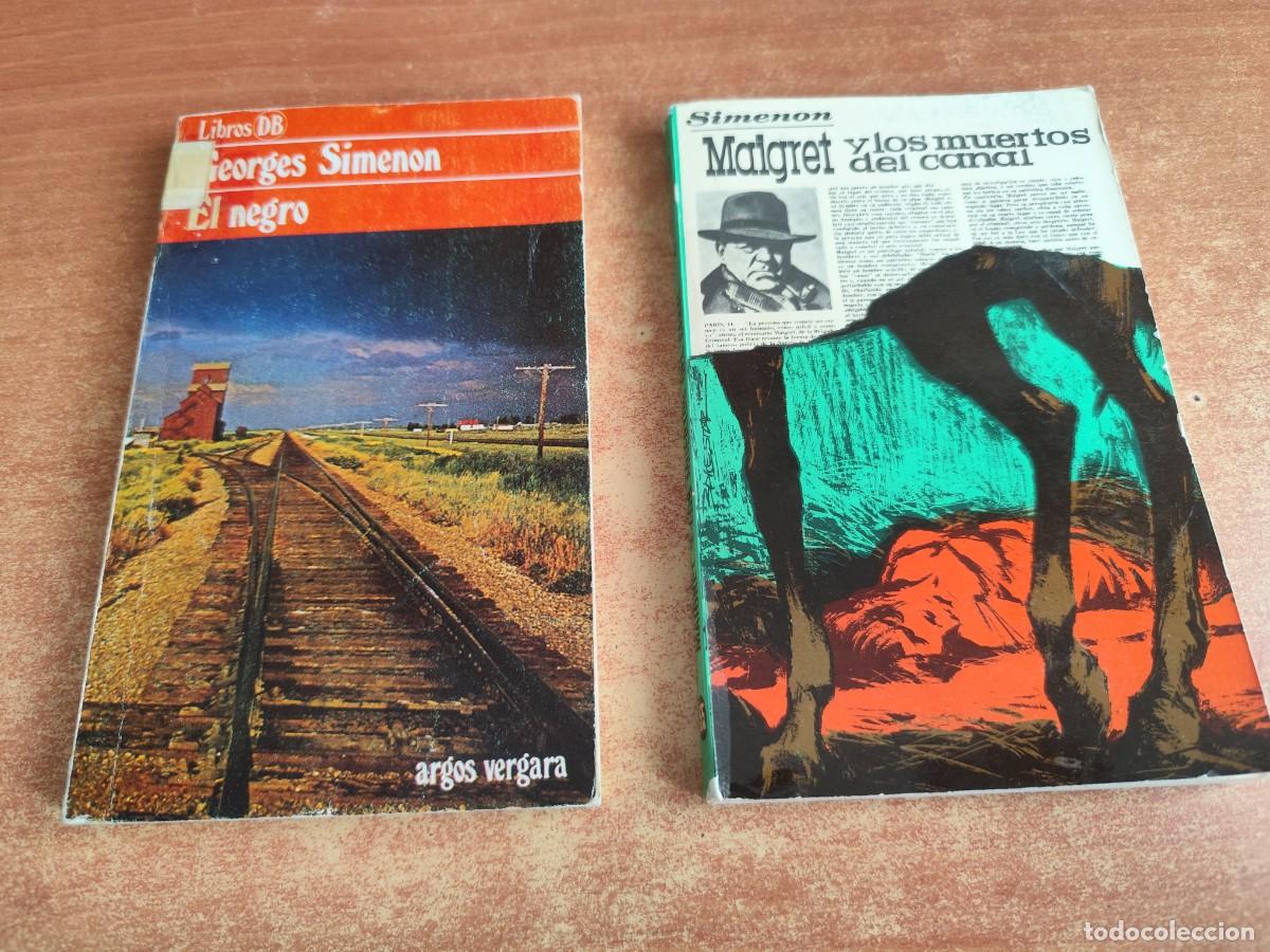 Libros de segunda mano: George Simenon 2 Novelas 1- El Negro y Maigret y los Muertos del Canal