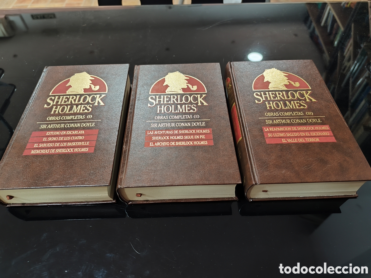 Libros de segunda mano: Obras Completas Sherlock Holmes. 3 tomos. Arthur Conan Doyle