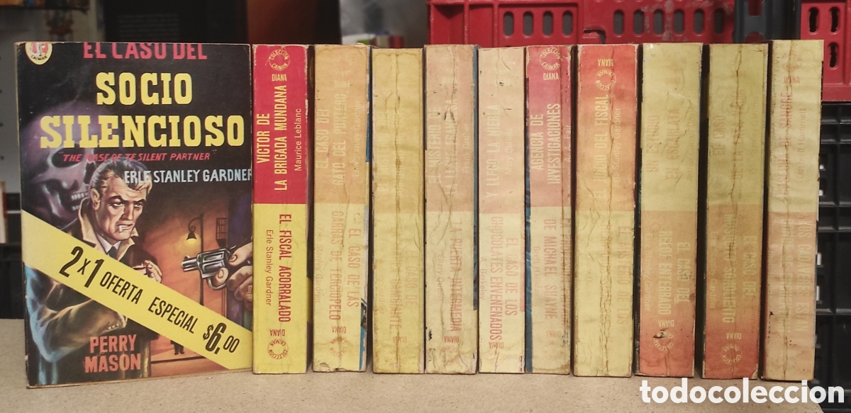 Libros de segunda mano: Lote de 11 libros Colecci&oacute;n Caim&aacute;n Diana M&eacute;xico
