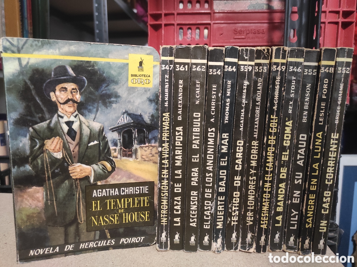 Libros de segunda mano: Lote de 13 novelas BIBLIOTECA ORO TERROR EDITORIAL MOLINO