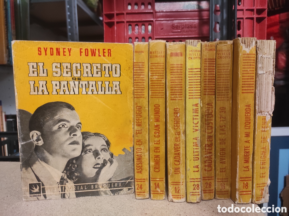 Libros de segunda mano: Lote de 9 libros Colecci&oacute;n Alondra. Bruguera. Serie Amarilla