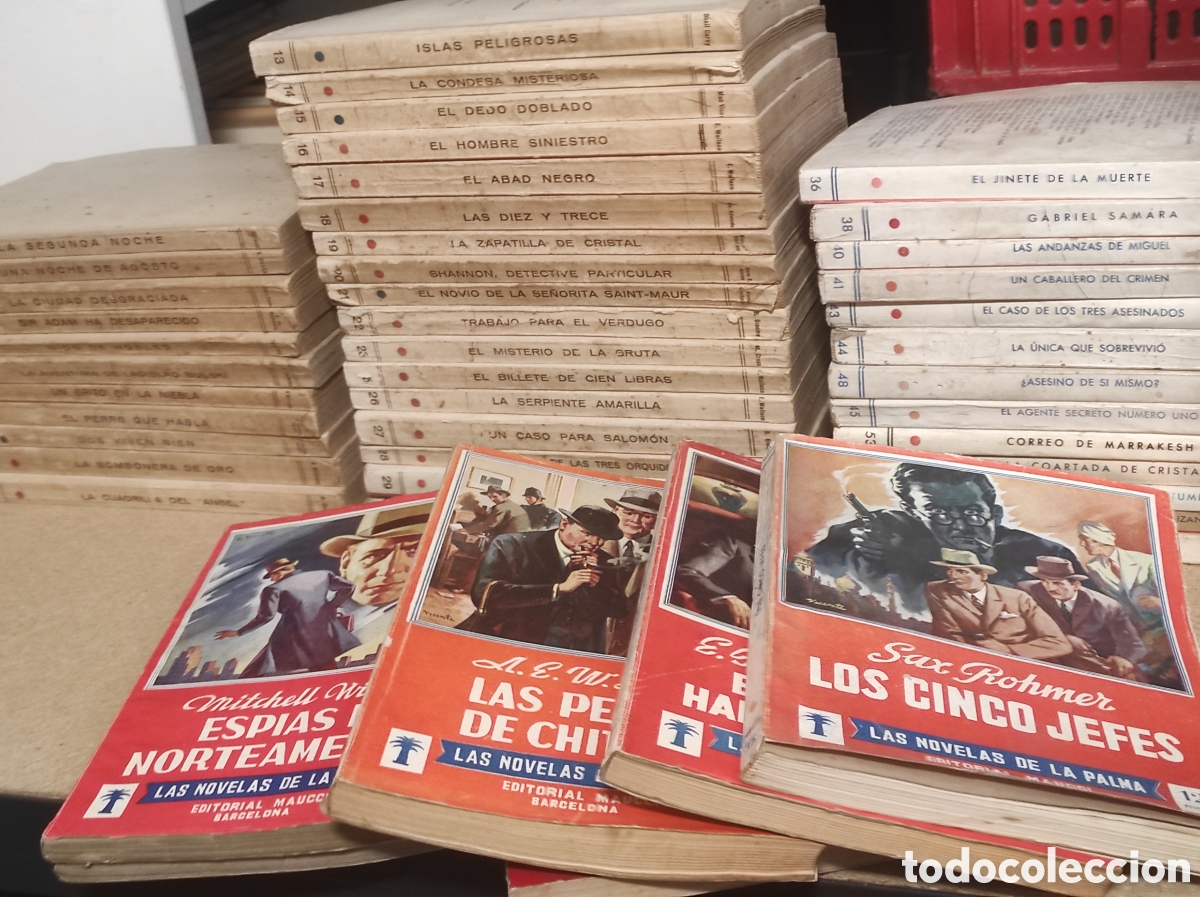 Libros de segunda mano: LOTE LAS NOVELAS DE LA PALMA. 48 EJEMPLARES. EDITORIAL MAUCCI. 1943-1953. VARIOS AUTORES.