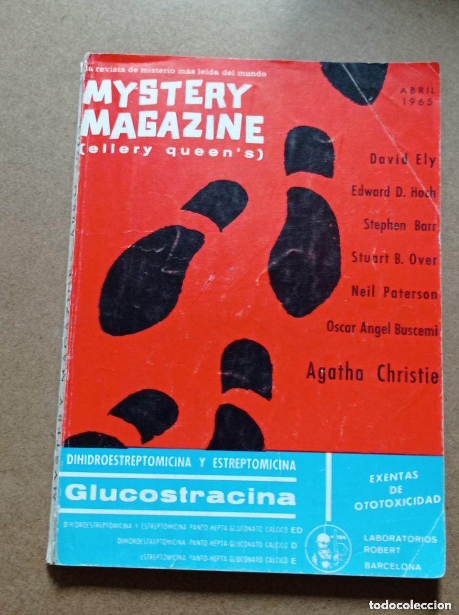 Libros de segunda mano: MYSTERY MAGAZINE (ELLERY QUEEN&rsquo;S). ABRIL 1965. Varios autores. Leer Sumario. MYNE, 1965. +++