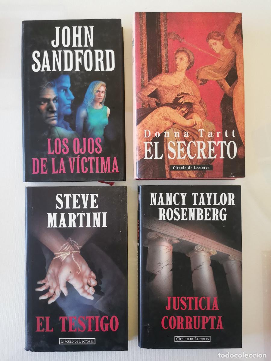 Libri di seconda mano: El secreto. Donna Tartt Justicia Corrupta. Nancy Taylor Rosenberg. El testigo. Steve Martini. Los As
