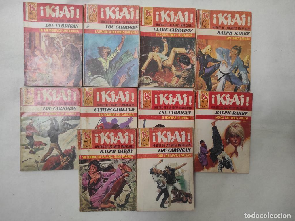 Gebrauchte B&uuml;cher: lote 10 novelas BOLSILIBROS BRUGUERA KIAI , LOU GARRIGAN ,CLARK CARRADOS,RALPH BARBY , usadas