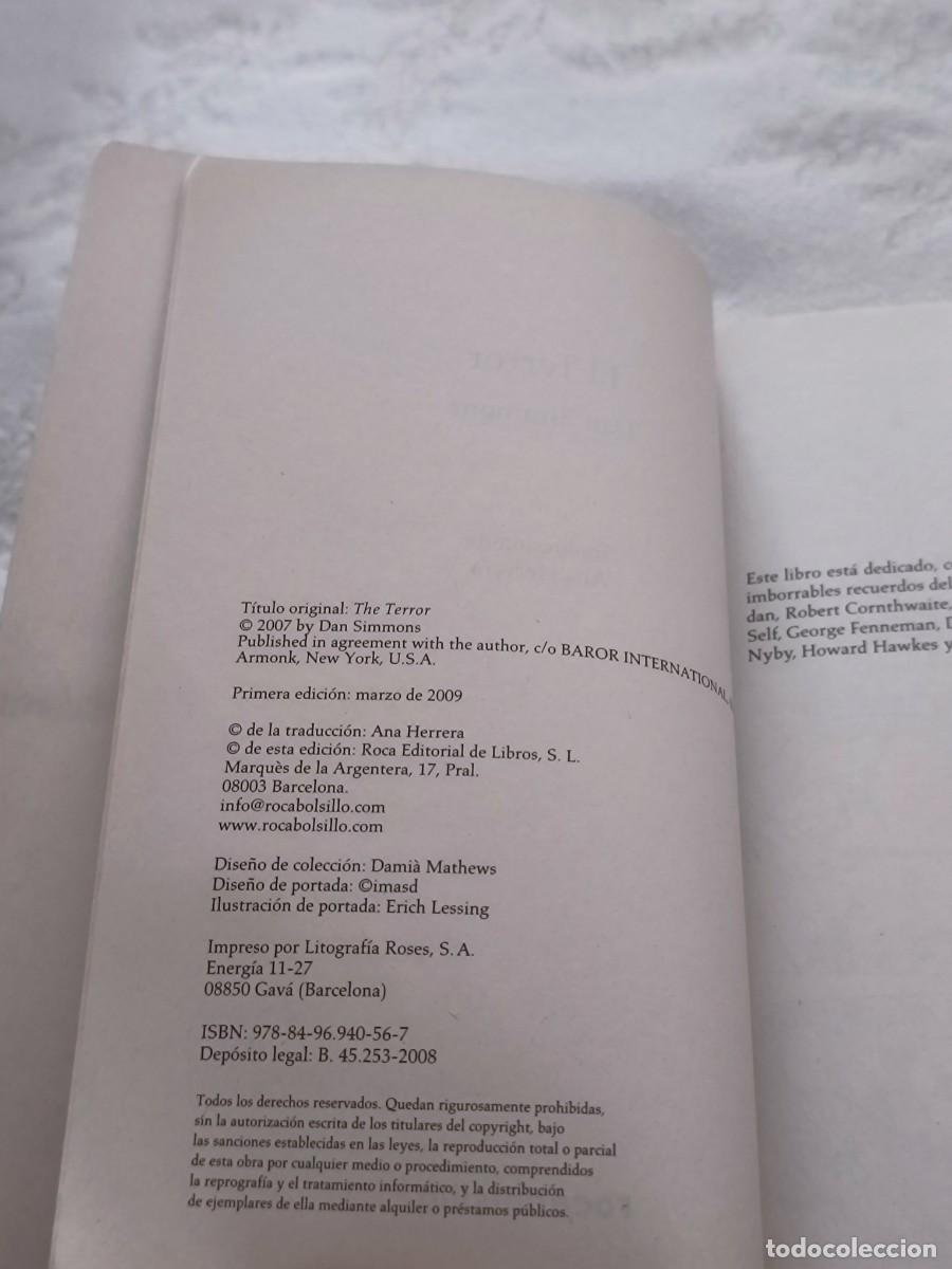 Libros de segunda mano: El Terror de Dan Simmons - Foto 6