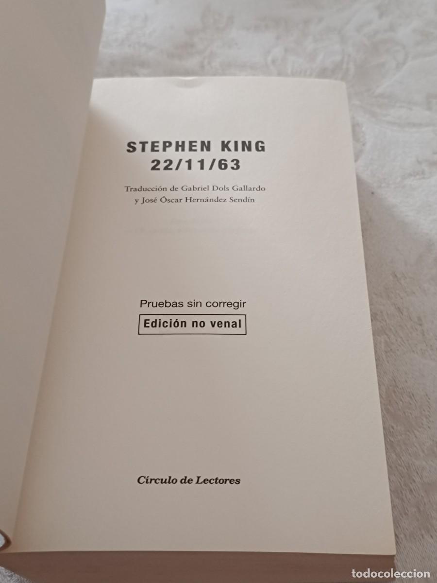 Libros de segunda mano: 22/11/63 de Stephen King - Foto 6