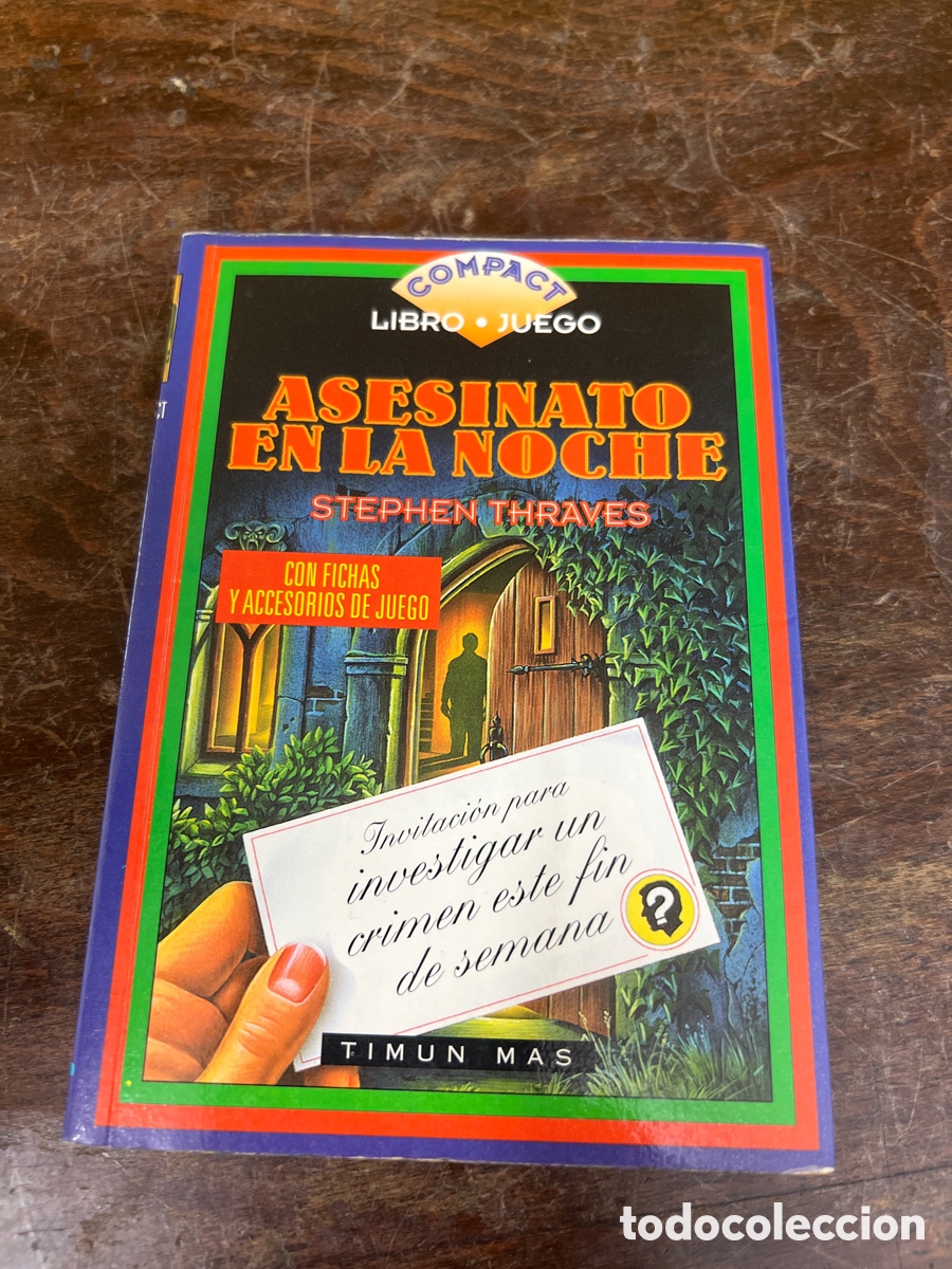 Libros de segunda mano: Asesinato en la noche Libro Juego Stephen Thraves Timun Mas