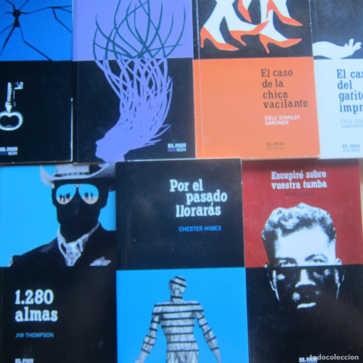 Libros de segunda mano: PACK EL PA&Iacute;S SERIE NEGRA - GARDNER, HAMMETT, CHANDLER, THOMPSON, VIAN, HIMES (EP) 7 UD. NOVELAS
