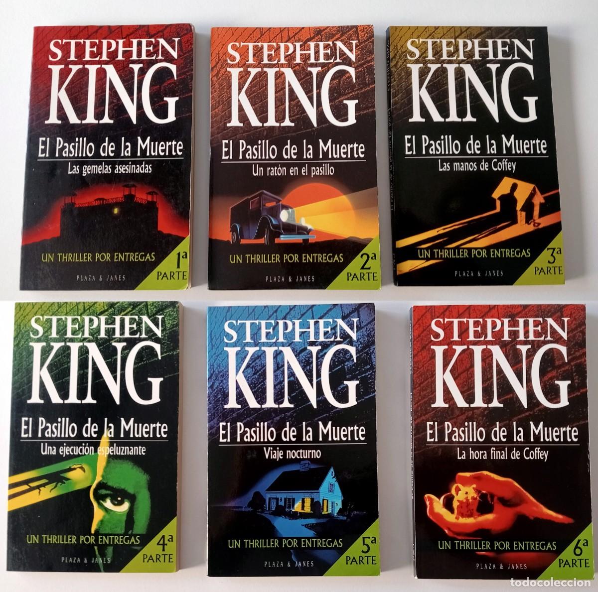 Libros de segunda mano: LOTE LIBROS EL PASILLO DE LA MUERTE DE STEPHEN KING (LA MILLA VERDE)
