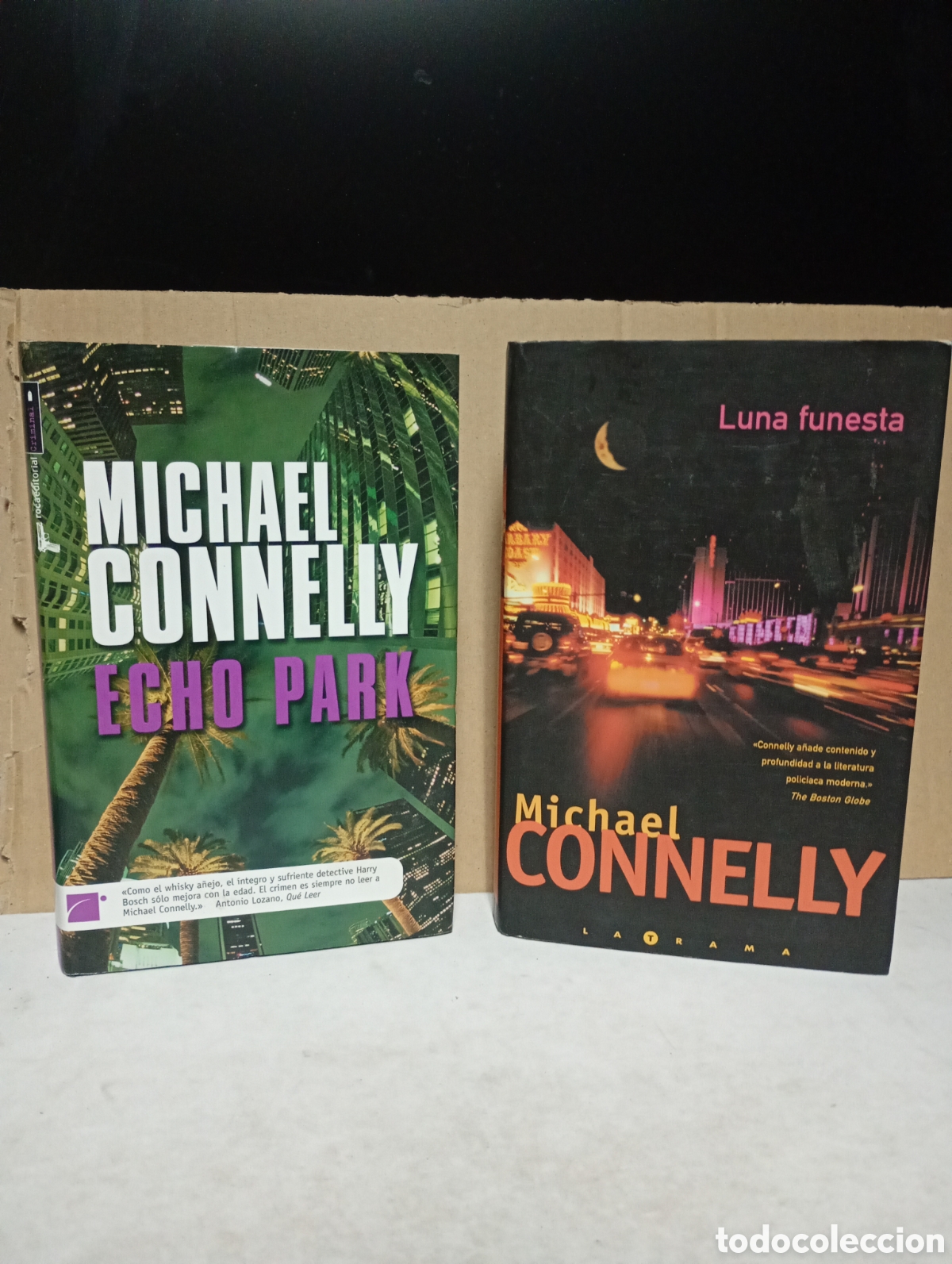 Libros de segunda mano: Lote Michael Connelly: Echo Park y Luna funesta