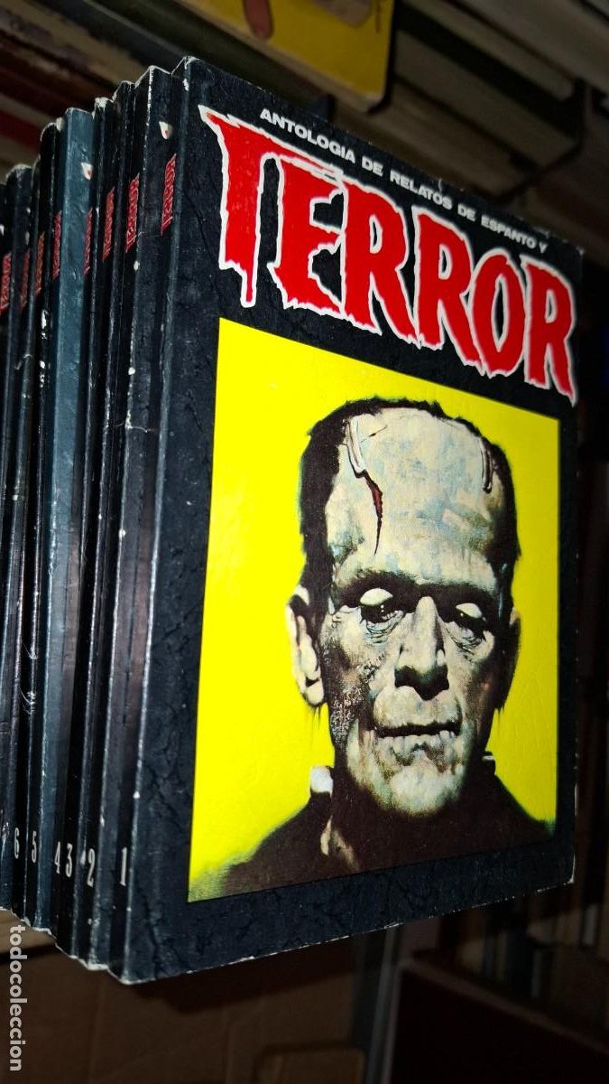 Libros de segunda mano: Terror. 23 novelas. Antologia de relatos de espanto y terror, sueltas numeros... unidad!