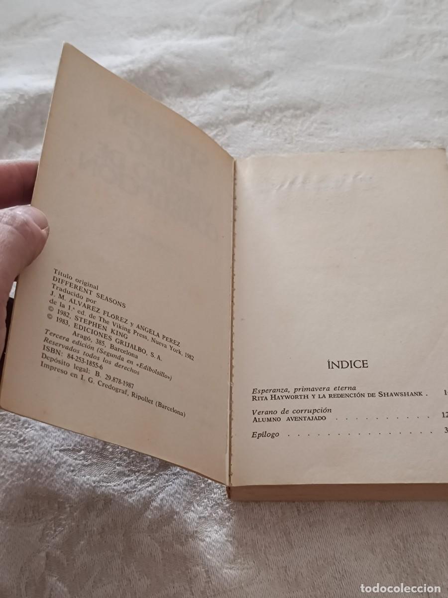 Libros de segunda mano: Verano de corrupci&oacute;n de Stephen King - Foto 5