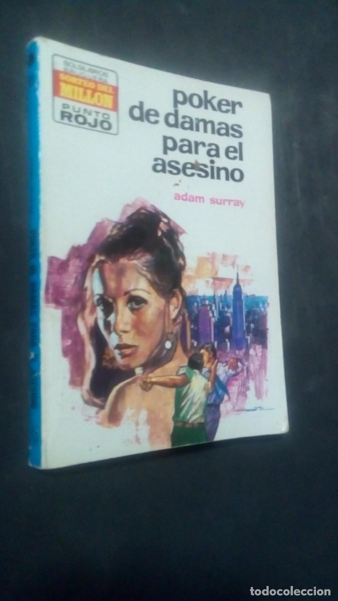 Libros de segunda mano: PUNTO ROJO BRUGUERA N&ordm; 589-POKER DE DAMAS PARA EL ASESINO (ADAM SURRAY) NOVELAS-BOLSILIBROS-PULP