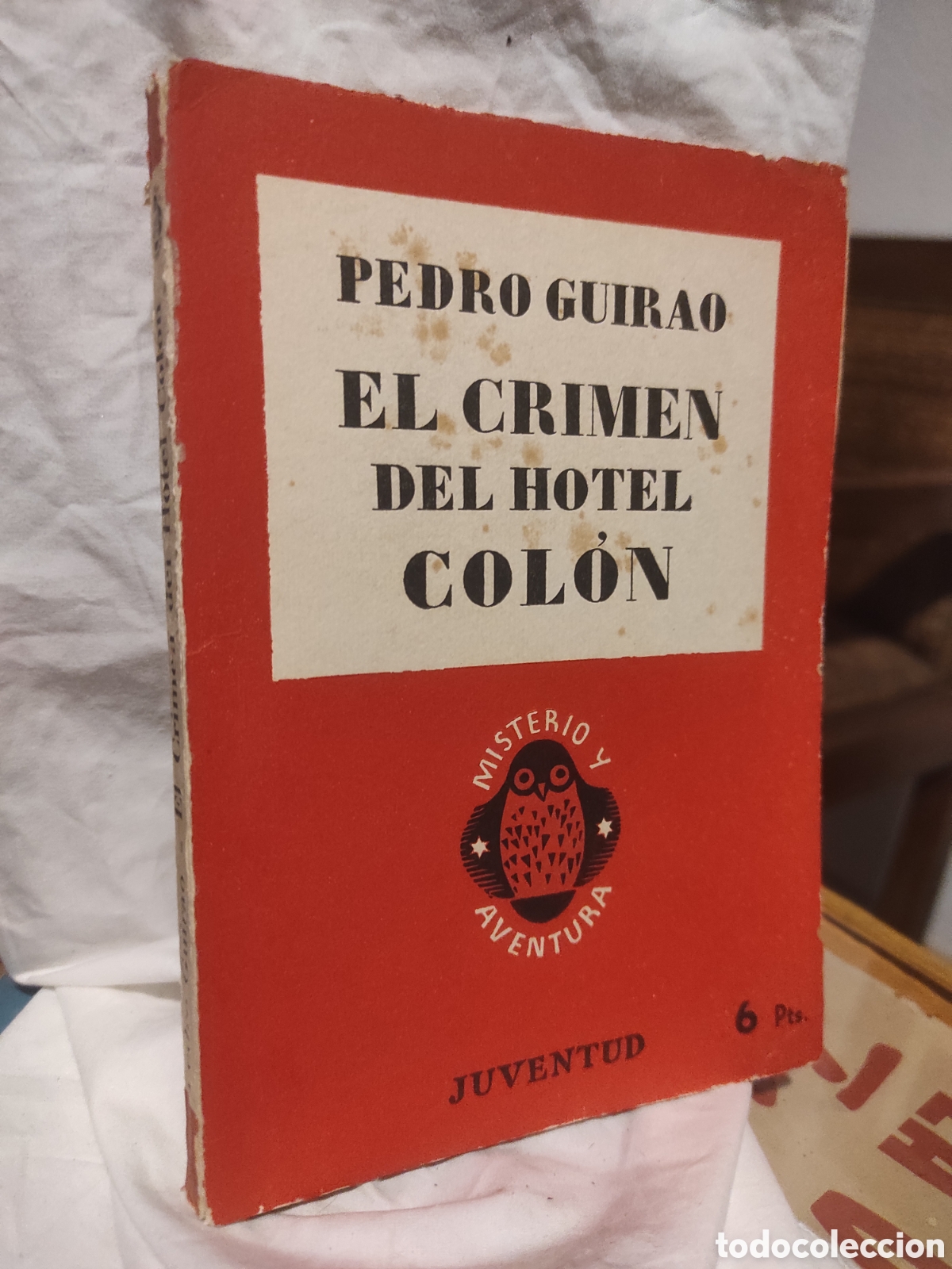 Libros de segunda mano: EL CRIMEN DEL HOTEL COL&Oacute;N. PEDRO GUIRAO. COLECCI&Oacute;N MISTERIO Y AVENTURA. (PEDIDO MINIMO 10&euro;)