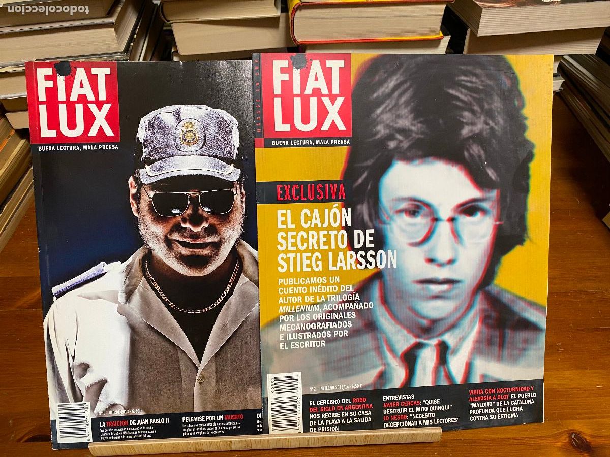 Libros de segunda mano: REVISTA FIAT LUX N&ordm; 1 Y 2.