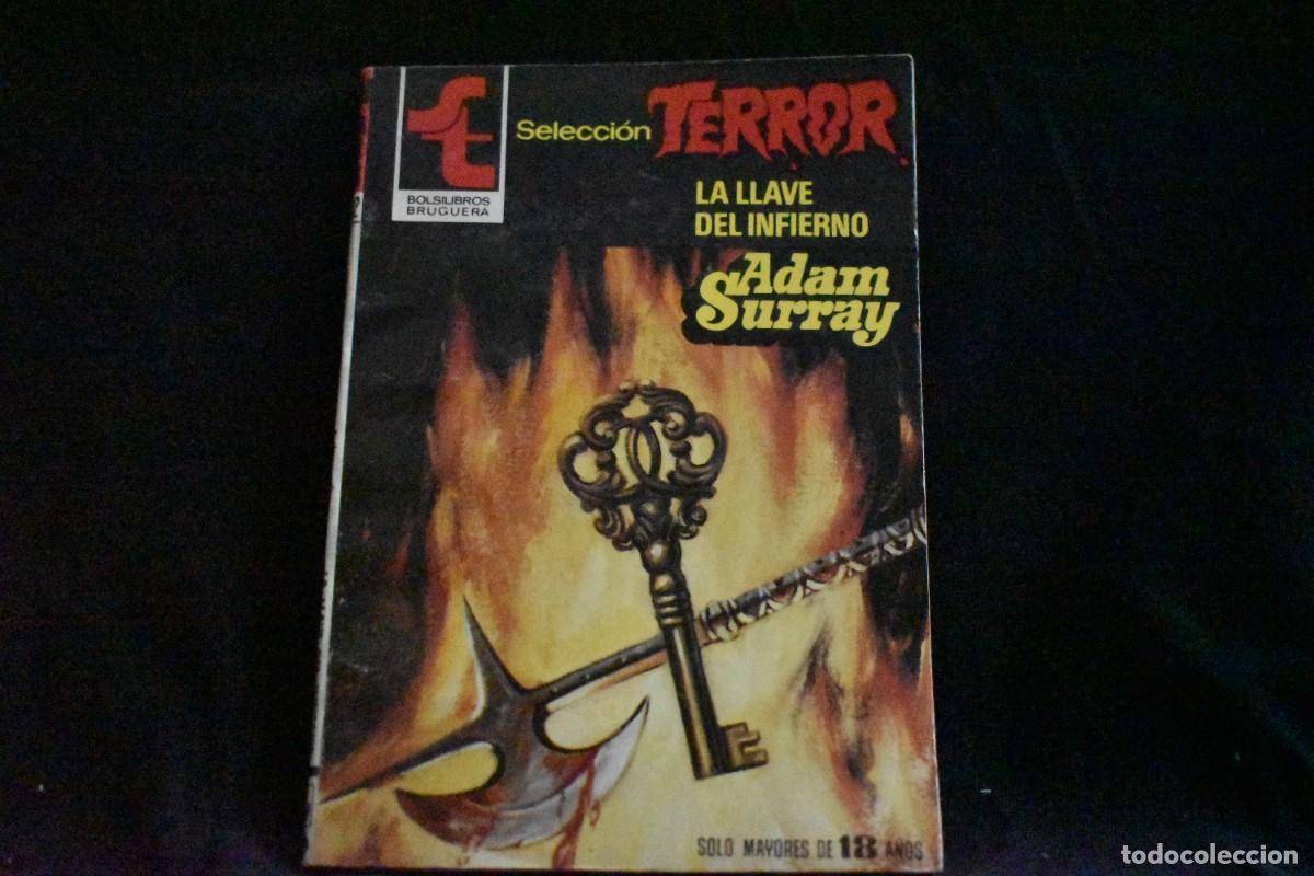 Libros de segunda mano: SELECCI&Oacute;N TERROR N&ordm; 502. LA LLAVE DEL INFIERNO. ADAM SURRAY. BOLSILIBROS BRUGUERA