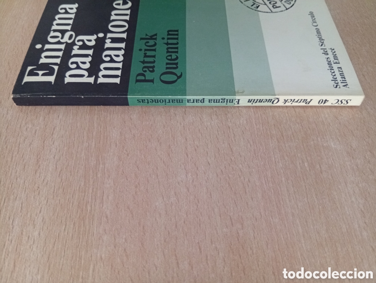 Libros de segunda mano: ENIGMA PARA MARIONETAS. Patrick Quentin - Foto 7